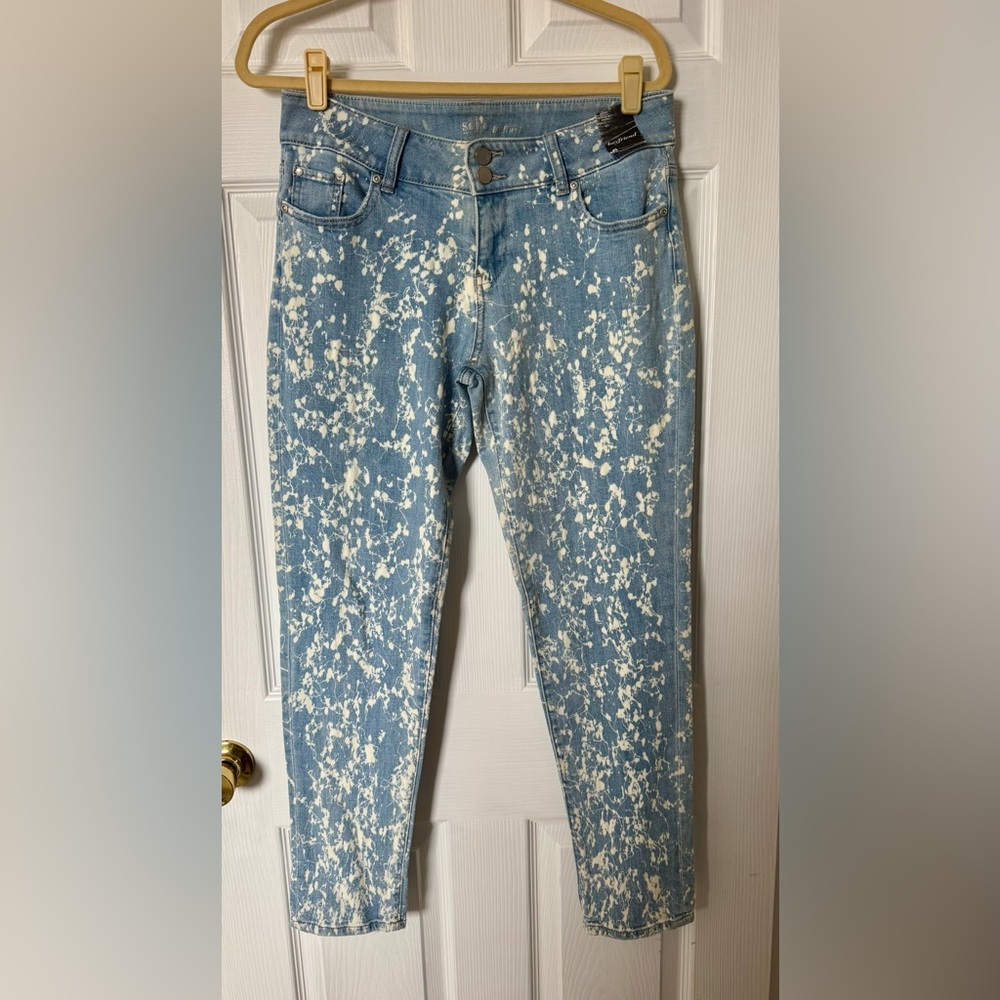 SOHO Bleach Splattered Jeans (B5)
